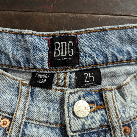 BDG Urban Outfitters Patchwork Cowboy Jeans size 26 - Picture 3 of 14